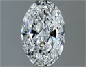 Diamante Natural 1.03 quilates, Ovalado , Color F, claridad SI2 y certificado GIA