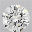 Natural Diamond 1.70 Carats, Round with Excellent Cut, G Color, VVS1 Clarity and Certified by IGI
