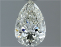 Natural Diamond 0.90 Carats, Pear with  Cut, H Color, VS2 Clarity and Certified by IGI