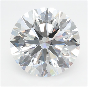 Picture of Lab Grown Diamond 2.99 Carats, Round with Ideal Cut, D Color, VVS1 Clarity and Certified by IGI