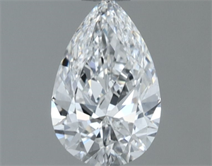 Picture of Natural Diamond 0.50 Carats, Pear with  Cut, E Color, VS1 Clarity and Certified by GIA