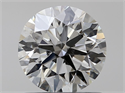 Natural Diamond 0.81 Carats, Round with Excellent Cut, L Color, VS2 Clarity and Certified by GIA