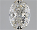 Natural Diamond 1.40 Carats, Oval with  Cut, H Color, VVS1 Clarity and Certified by GIA