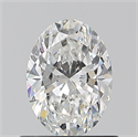 Diamante Natural 0.73 quilates, Ovalado , Color F, claridad VS2 y certificado GIA