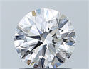 Diamante Natural 1.00 quilates, Redondo , Color D, claridad IF y certificado GIA