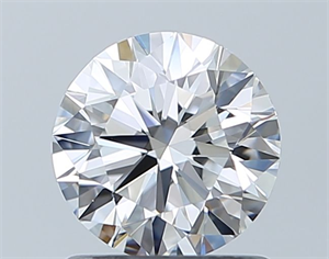 Foto Diamante Natural 1.00 quilates, Redondo , Color D, claridad IF y certificado GIA de