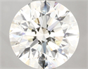 Natural Diamond 2.51 Carats, Round with Excellent Cut, L Color, VVS1 Clarity and Certified by GIA