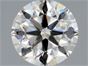 Natural Diamond 1.01 Carats, Round with Excellent Cut, I Color, SI1 Clarity and Certified by GIA