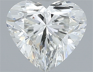 Picture of Natural Diamond 0.45 Carats, Heart with  Cut, I Color, VVS2 Clarity and Certified by GIA