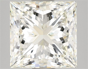 Foto Diamante Natural 4.01 quilates, Princesa , Color J, claridad VVS2 y certificado IGI de