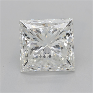 Picture of Natural Diamond 2.51 Carats, Princess with  Cut, J Color, SI2 Clarity and Certified by GIA