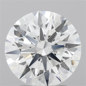 Picture of Lab Grown Diamond 2.25 Carats, Round with Ideal Cut, E Color, VS1 Clarity and Certified by IGI