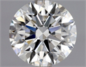 Natural Diamond 1.55 Carats, Round with Excellent Cut, G Color, VS1 Clarity and Certified by GIA