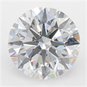 Lab Grown Diamond 3.41 Carats, Round with Excellent Cut, D Color, VVS1 Clarity and Certified by GIA