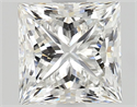 Natural Diamond 1.53 Carats, Princess with  Cut, F Color, VVS1 Clarity and Certified by GIA