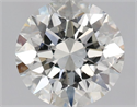 Diamante Natural 0.90 quilates, Redondo , Color J, claridad SI1 y certificado GIA