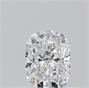 Diamante Natural 0.63 quilates, Del cojín , Color D, claridad VS2 y certificado GIA
