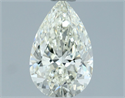 Natural Diamond 1.01 Carats, Pear with  Cut, J Color, SI1 Clarity and Certified by IGI