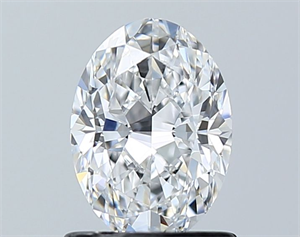 Picture of Natural Diamond 1.01 Carats, Oval with  Cut, D Color, VVS2 Clarity and Certified by GIA