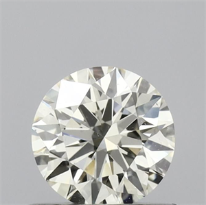 Picture of Natural Diamond 0.46 Carats, Round with Excellent Cut, K Color, VS2 Clarity and Certified by IGI