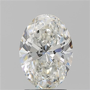 Picture of Natural Diamond 2.21 Carats, Oval with  Cut, H Color, VVS1 Clarity and Certified by GIA