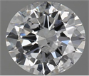 Natural Diamond 0.91 Carats, Round with Very Good Cut, D Color, I1 Clarity and Certified by IGI