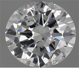 Picture of Natural Diamond 0.91 Carats, Round with Very Good Cut, D Color, I1 Clarity and Certified by IGI