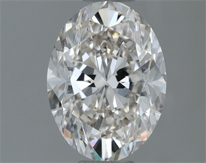 Picture of Natural Diamond 1.00 Carats, Oval with  Cut, H Color, VS1 Clarity and Certified by IGI