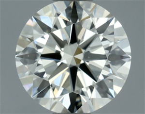 Picture of Natural Diamond 0.70 Carats, Round with Excellent Cut, M Color, VS2 Clarity and Certified by GIA