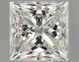 Picture of Natural Diamond 1.31 Carats, Princess with  Cut, J Color, VS2 Clarity and Certified by GIA