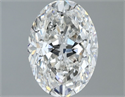 Natural Diamond 1.31 Carats, Oval with  Cut, H Color, VS1 Clarity and Certified by IGI