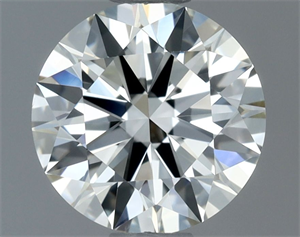 Picture of Natural Diamond 0.80 Carats, Round with Excellent Cut, I Color, VVS2 Clarity and Certified by IGI