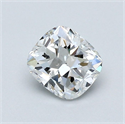 Natural Diamond 0.70 Carats, Cushion with  Cut, E Color, SI1 Clarity and Certified by GIA