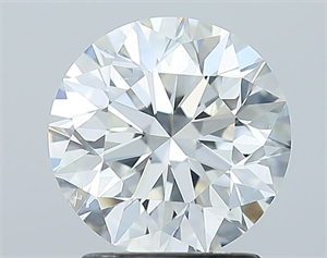 Foto Diamante Natural 1.80 quilates, Redondo , Color H, claridad SI1 y certificado GIA de