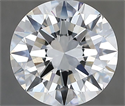 Natural Diamond 2.30 Carats, Round with Excellent Cut, H Color, VVS2 Clarity and Certified by GIA