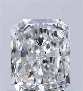 Picture of Natural Diamond 0.50 Carats, Radiant with  Cut, E Color, VS1 Clarity and Certified by GIA