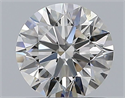 Natural Diamond 0.80 Carats, Round with Excellent Cut, I Color, SI2 Clarity and Certified by GIA
