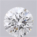 Natural Diamond 4.16 Carats, Round with Excellent Cut, F Color, VVS2 Clarity and Certified by GIA