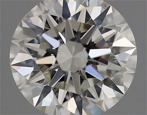 Picture of Natural Diamond 0.40 Carats, Round with Excellent Cut, I Color, VS1 Clarity and Certified by GIA
