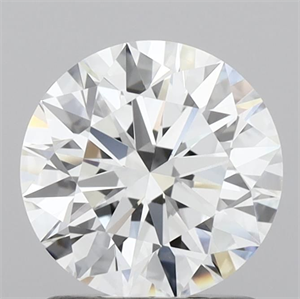 Picture of Lab Grown Diamond 1.42 Carats, Round with Ideal Cut, D Color, VVS2 Clarity and Certified by IGI