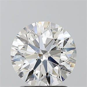 Foto Diamante Natural 1.70 quilates, Redondo , Color I, claridad SI1 y certificado GIA de