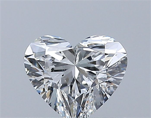 Picture of Natural Diamond 0.50 Carats, Heart with  Cut, G Color, SI1 Clarity and Certified by GIA