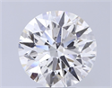 Natural Diamond 5.13 Carats, Round with Excellent Cut, I Color, SI1 Clarity and Certified by GIA