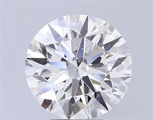 Picture of Natural Diamond 5.13 Carats, Round with Excellent Cut, I Color, SI1 Clarity and Certified by GIA
