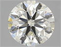 Diamante Natural 2.50 quilates, Redondo , Color J, claridad VS1 y certificado IGI