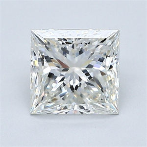 Picture of Natural Diamond 1.52 Carats, Princess with  Cut, I Color, VS1 Clarity and Certified by GIA