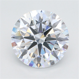Picture of Lab Grown Diamond 5.42 Carats, Round with Ideal Cut, F Color, VVS1 Clarity and Certified by IGI