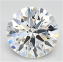 Lab Grown Diamond 4.62 Carats, Round with Excellent Cut, D Color, VVS1 Clarity and Certified by GIA