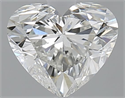 Natural Diamond 1.51 Carats, Heart with  Cut, H Color, VS2 Clarity and Certified by GIA