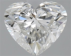 Picture of Natural Diamond 1.51 Carats, Heart with  Cut, H Color, VS2 Clarity and Certified by GIA